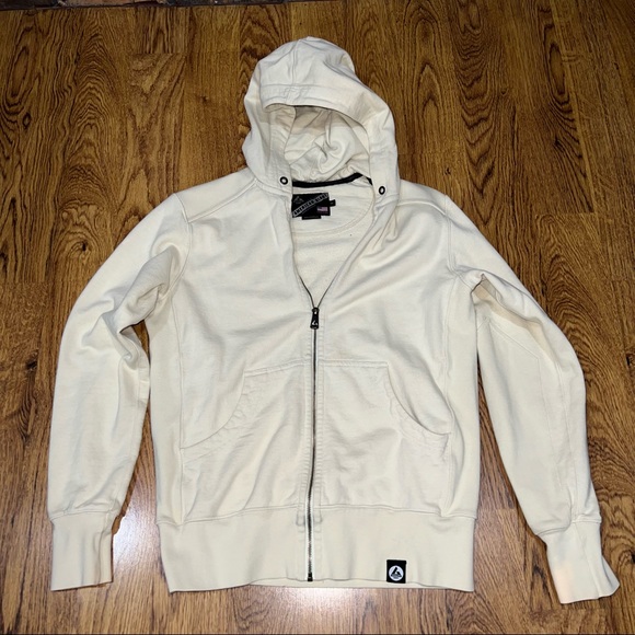 American Giant Other - American Giant Mens Ivory Full Zip Sweatshirt Hoodie Sz M *original release*